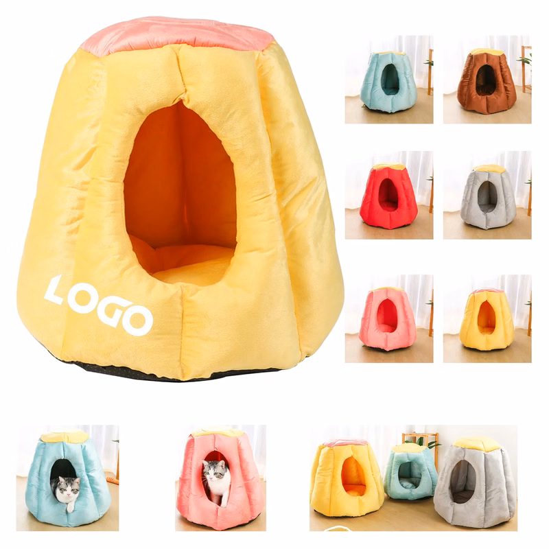 Cozy Pet Bed Warm Cave Nest