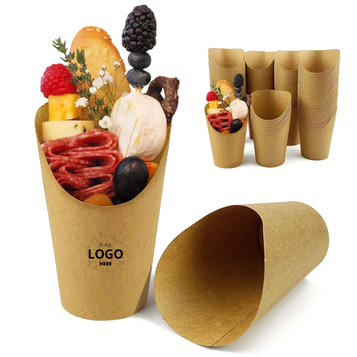 12oz Disposable French Fry Cup Custom 1