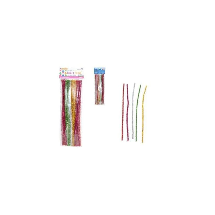 Glitter Craft Sticks 12" - 50 per Pack 1