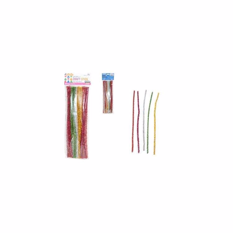 Glitter Craft Sticks 12" - 50 per Pack