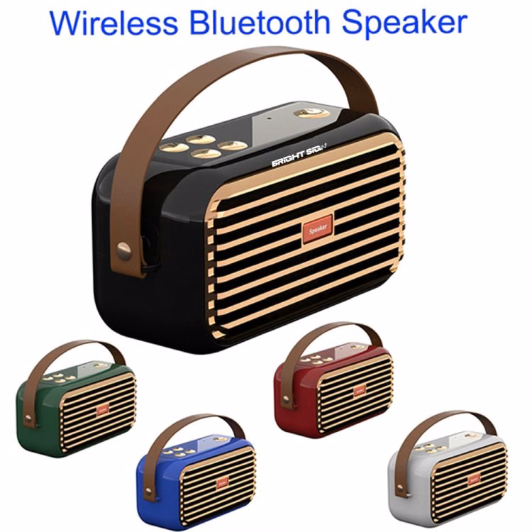 Portable Vintage Bluetooth Speaker