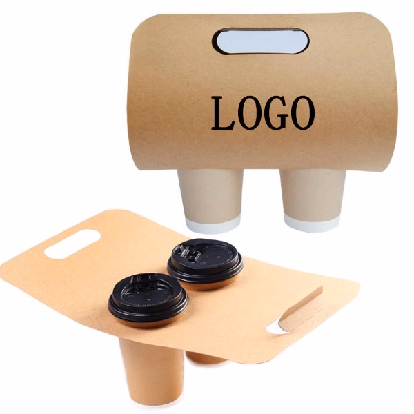 Kraft Paper Coffee Cup Holder