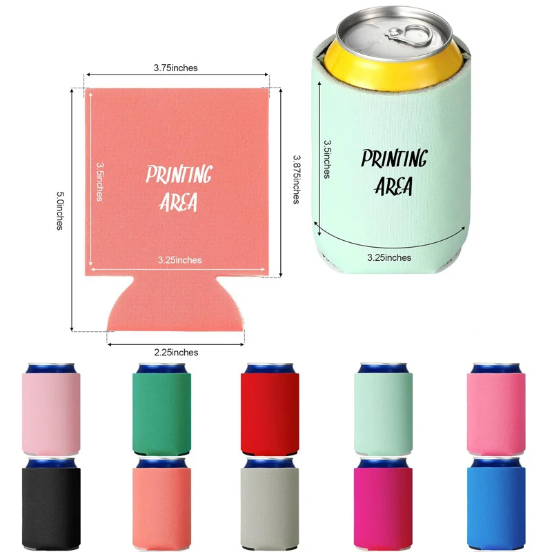12 oz Portable Neoprene Can Cooler Sleeve 1