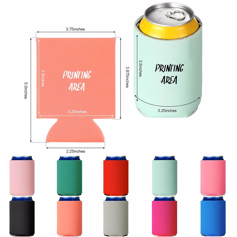12 oz Portable Neoprene Can Cooler Sleeve