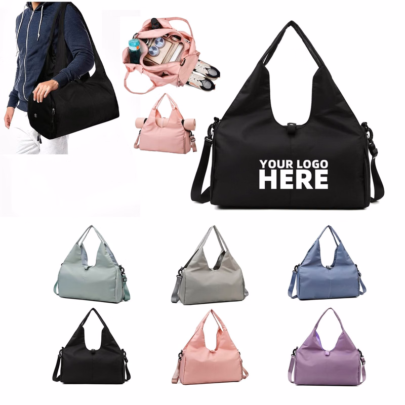 Unisex Gym Bag With Yoga Mat Holder