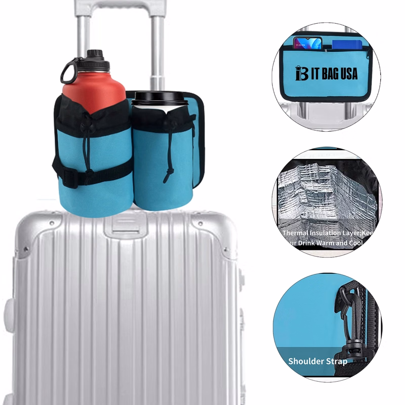 Luggage Cup Holder Travel Bag Drink Caddy