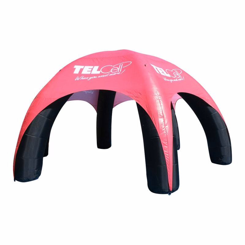 Spider Inflatable Tent, Full Color Digital Print 6 Sides Dome Tent- 20'Dia.