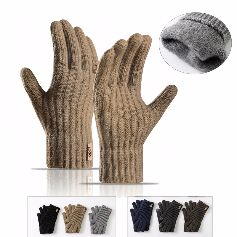 Men Thermal Touchscreen Glove Winter Outdoor Sports Riding