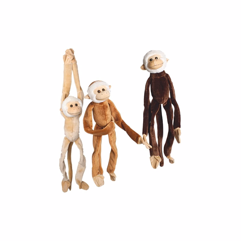 Jumbo Hanging Monkey Plush Toy - Assorted 25"
