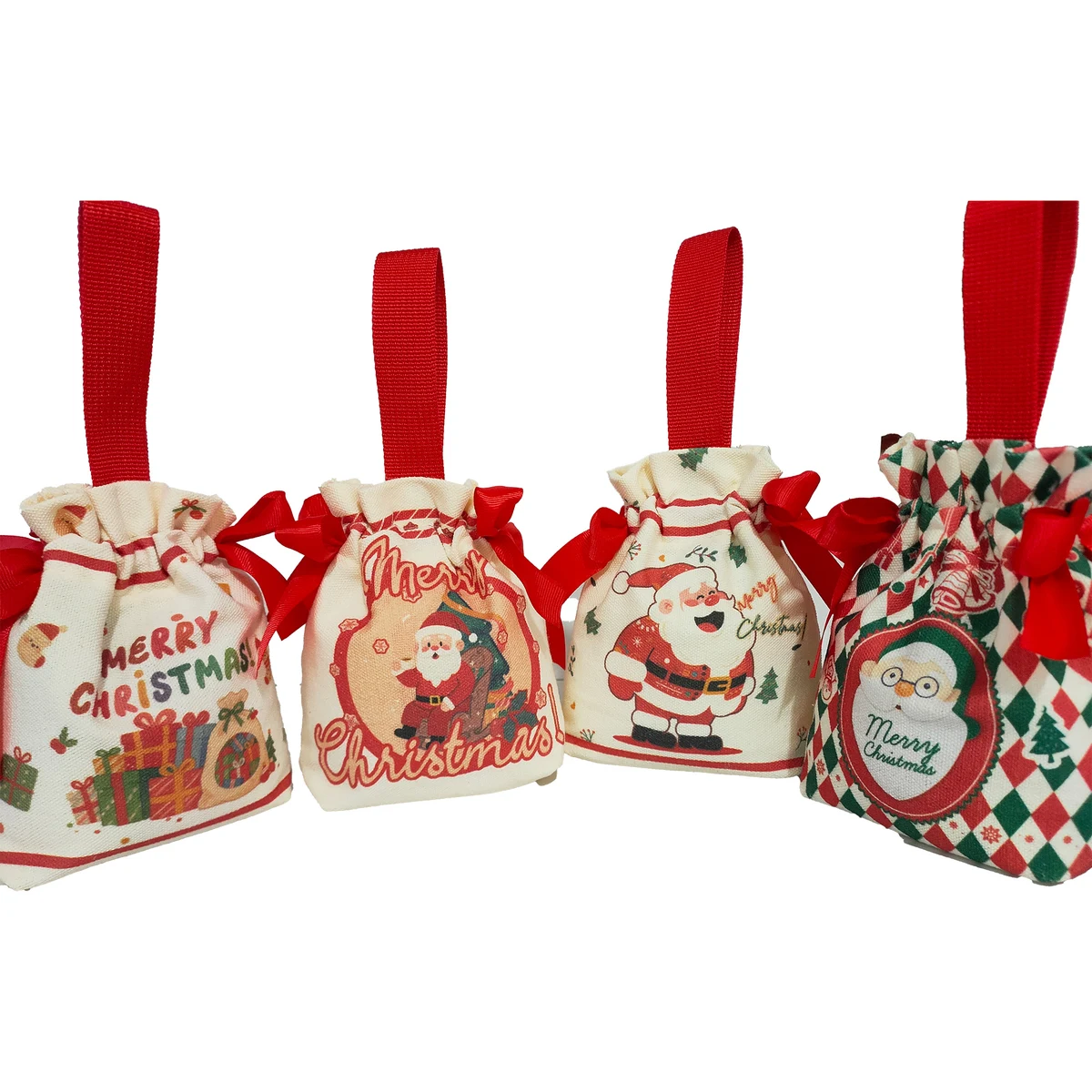 Christmas Candy Canvas Bag, custom tote bag with logo imprint 1