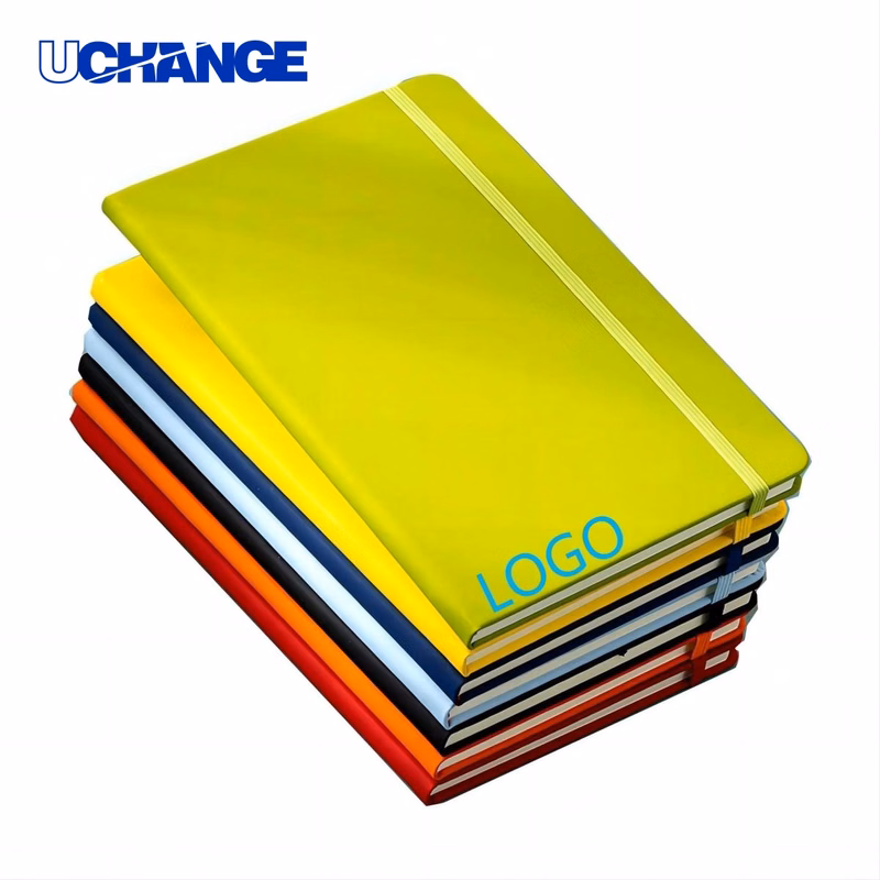 Full Color PU Leather A5 Strappy Notebook Journal