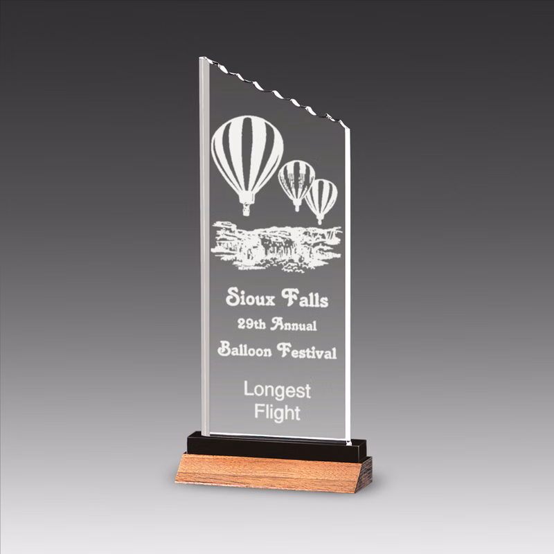 10" Premium Chipped Peak Award