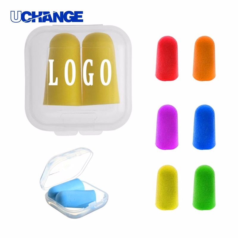 Ear Plugs Set with Square Storage Case