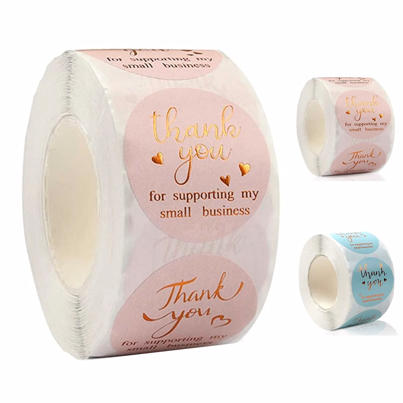 Thank You Adhesive Label Stickers