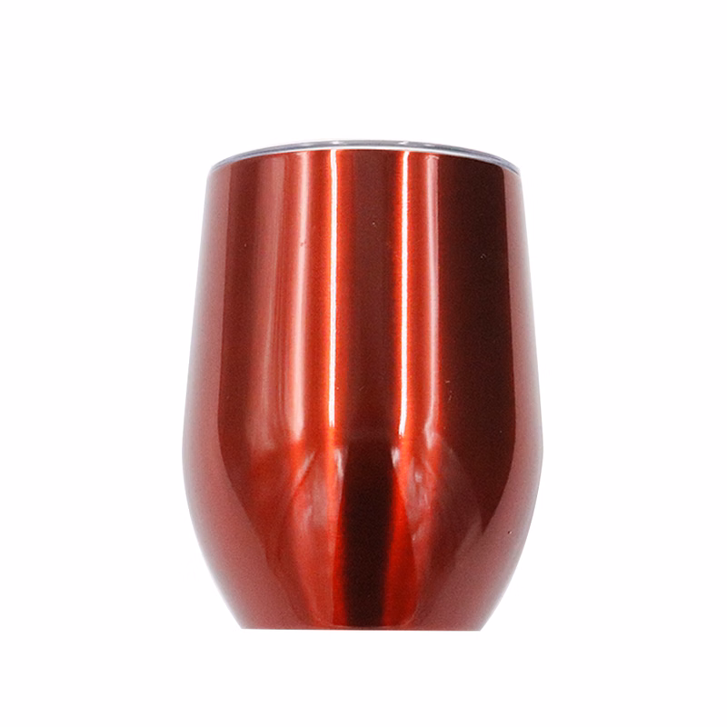 Double Wall Wine Stainless Steel Tumbler, 12 oz.