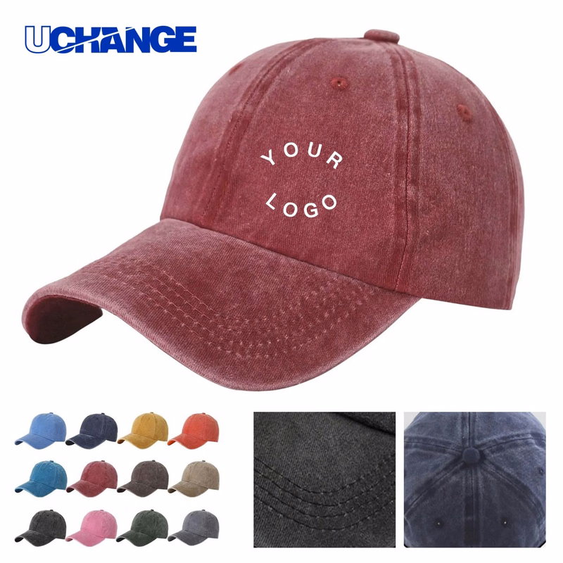 Cotton Washed Baseball Cap Headwear for Casual Daily Wear