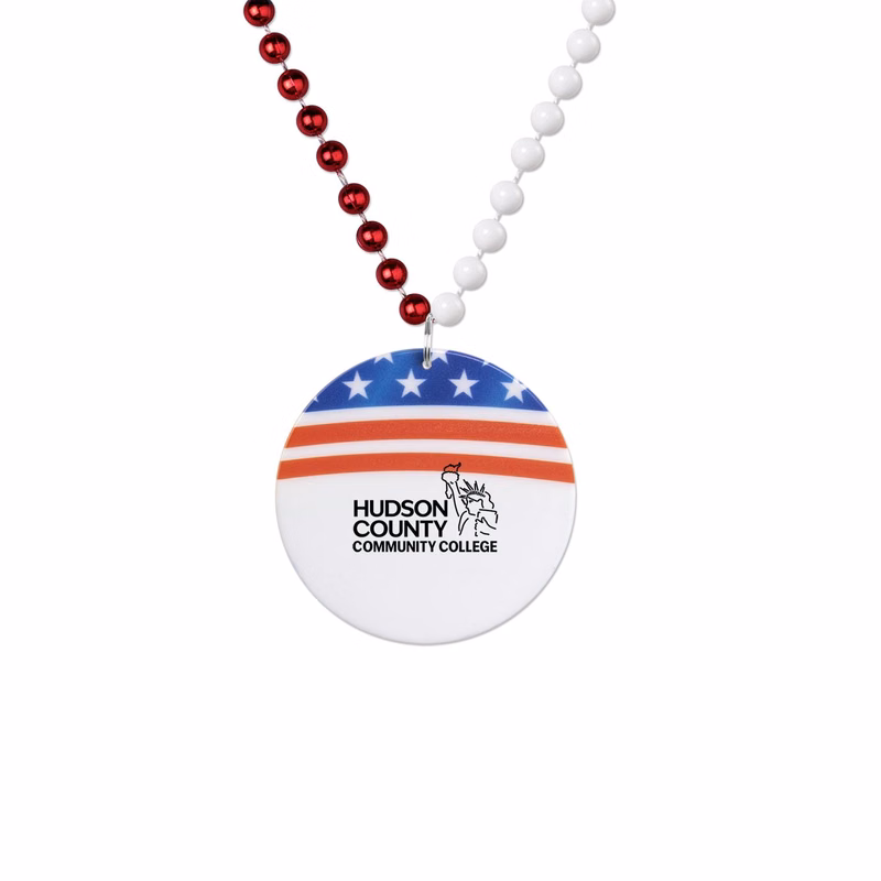 Patriotic Medallion Beads
