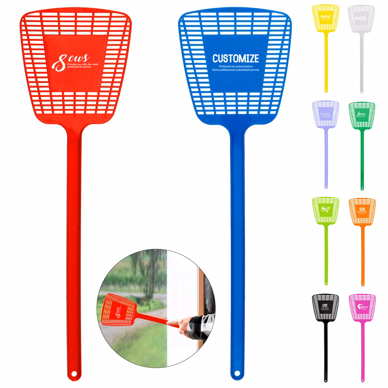 Plastic Mesh Sleek Flying Swatter