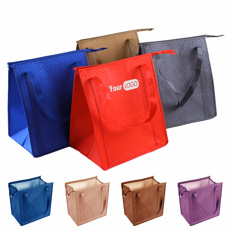 Oxford Cloth Supermarket Thick Insulated Handheld Shopping Bag