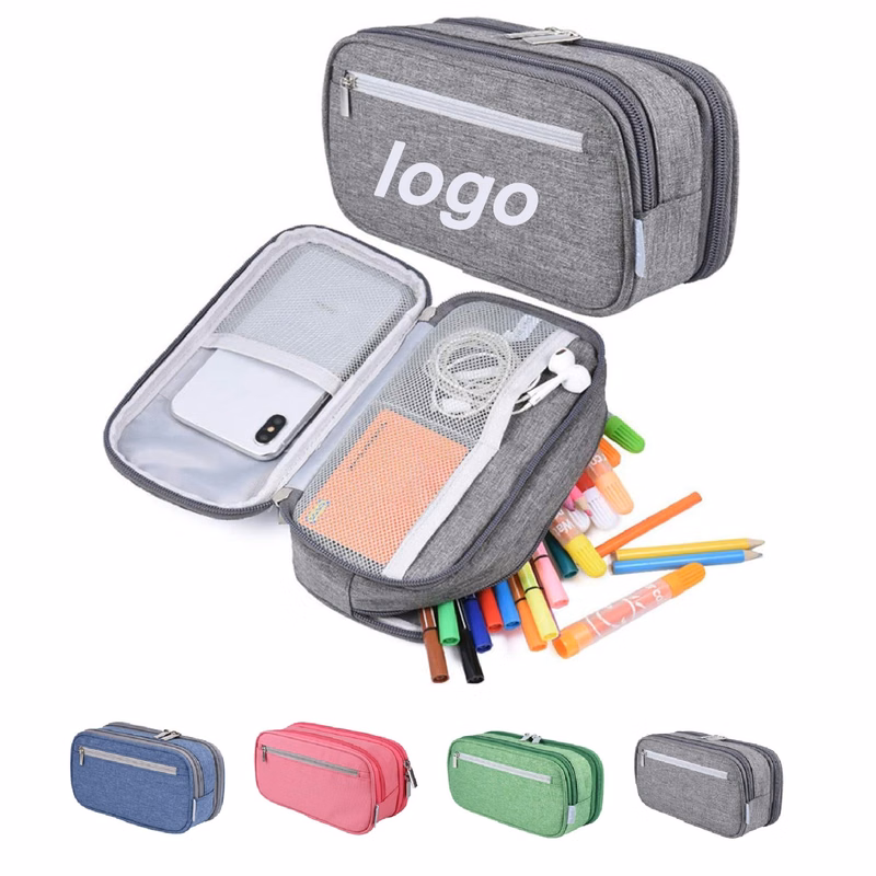 Three-Tier Stationery Pen Case