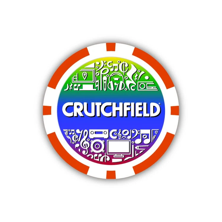 Orange Poker Chips 1