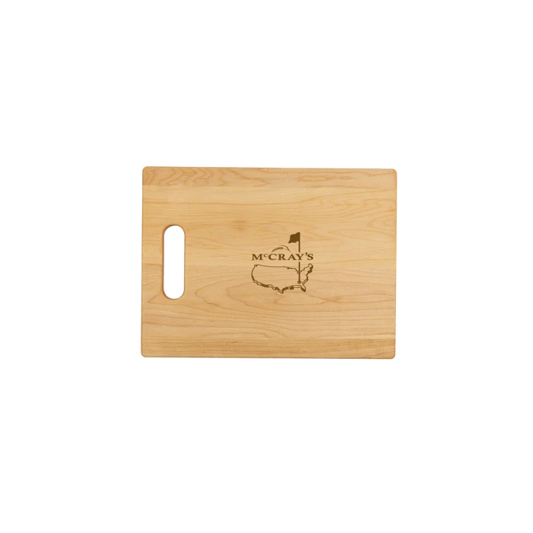 Small Maple Cutting Board with Cutout Handle 12"x9"x3/4" 1