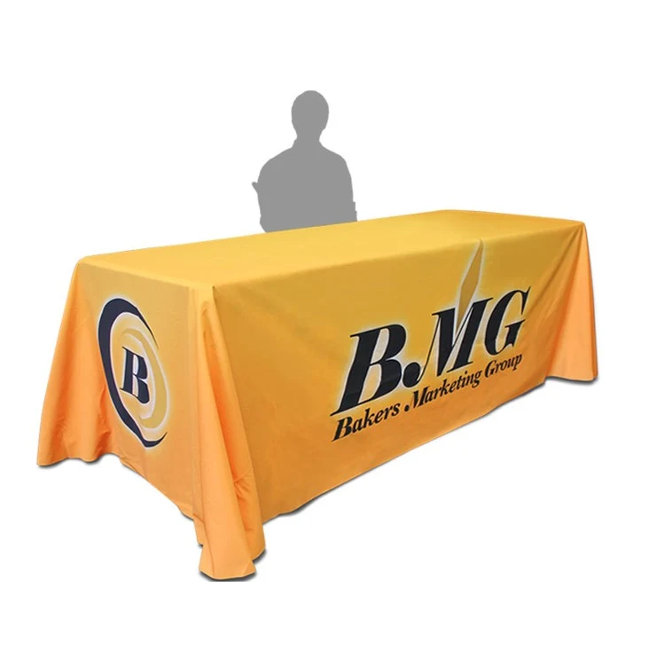 8ft Printed Non-Fitted Tablecloth 1