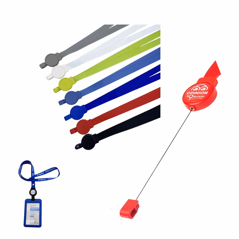 Premium Polyester Lanyards With Retractable Badge Reel