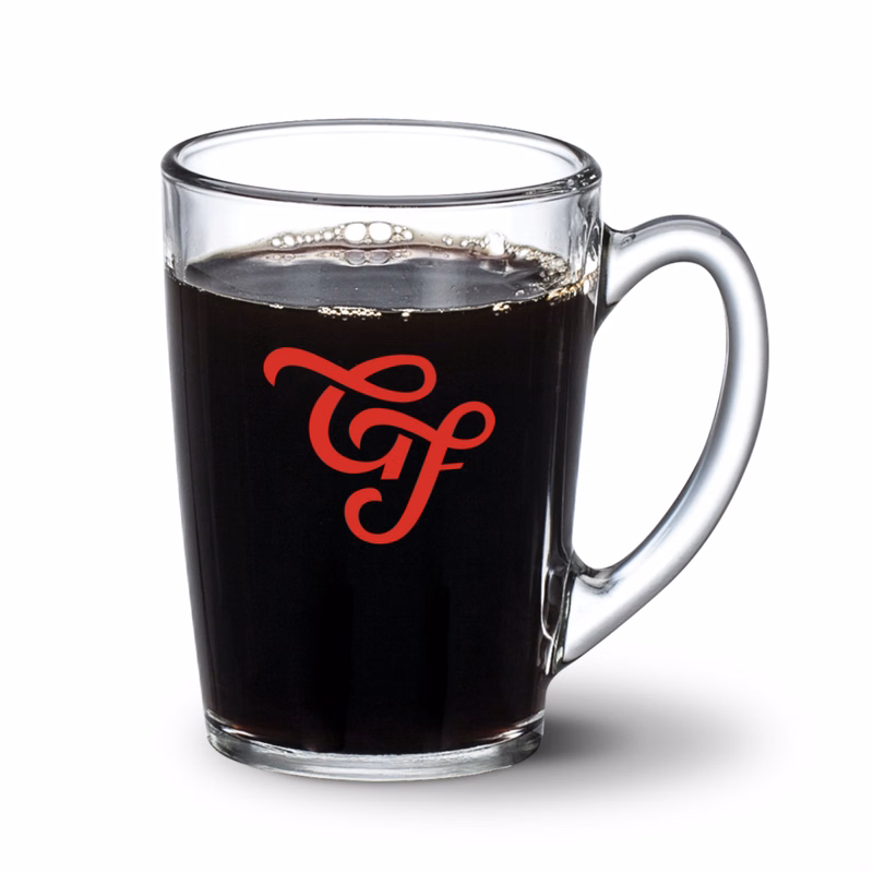 Dundas Clear Mug - 11oz - Imprinted