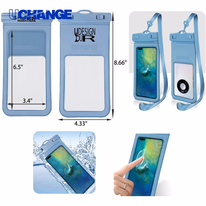 Transparent Lanyard Waterproof Phone Pouch