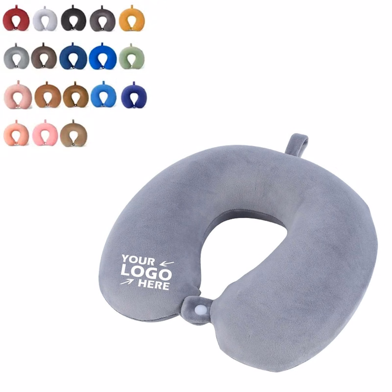 Custom Plush U-Shaped Travel Neck Support Pillow