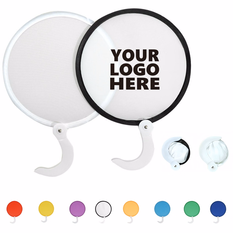 Advertising Folding Fan with Frisbee Design