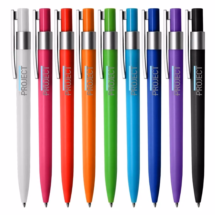Click action design plastic pen