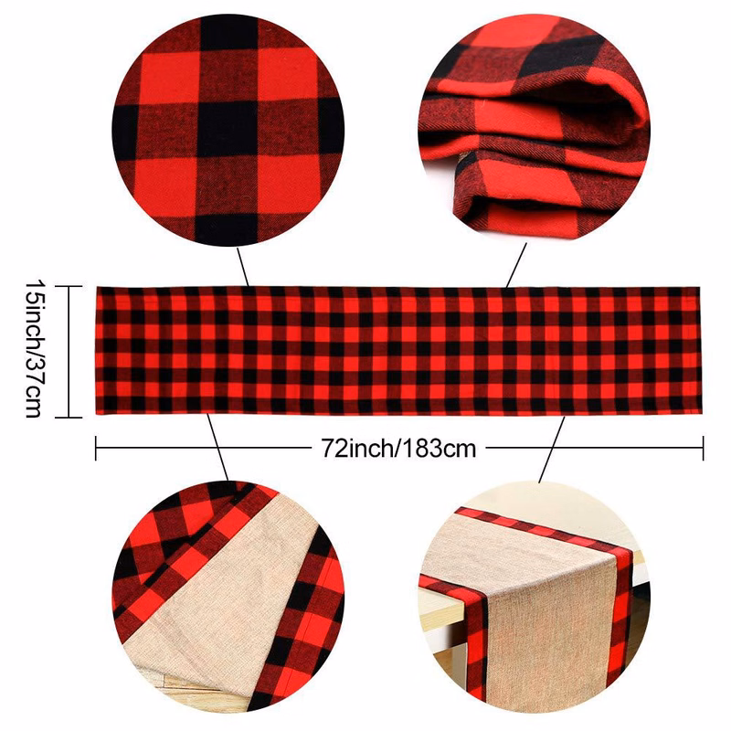 Christmas Plaid Rectangle Tablecloth