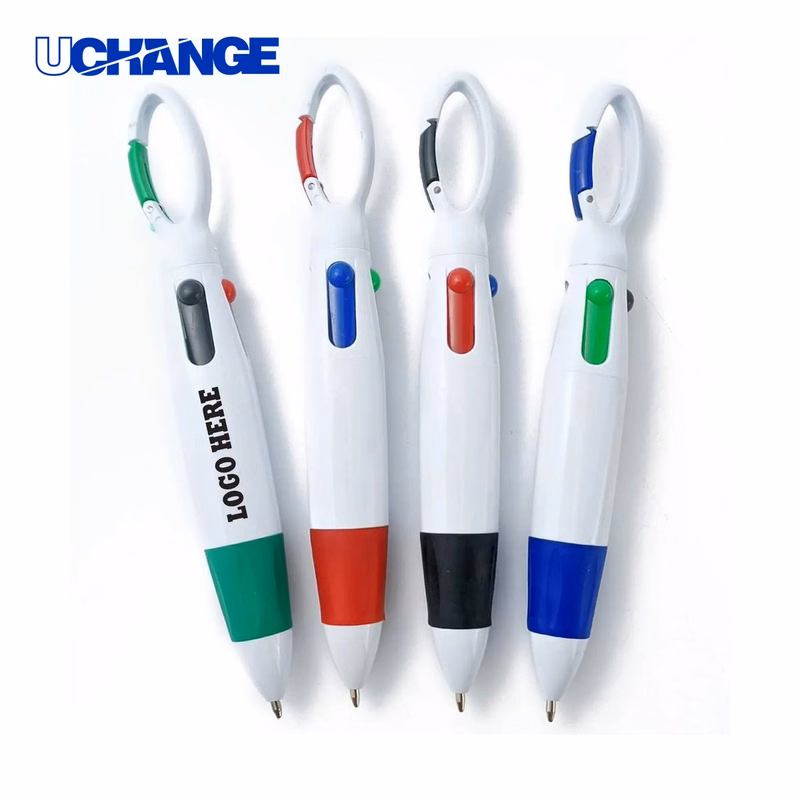 4-in-1 Retractable Ballpoint Pen for Multicolor Writing