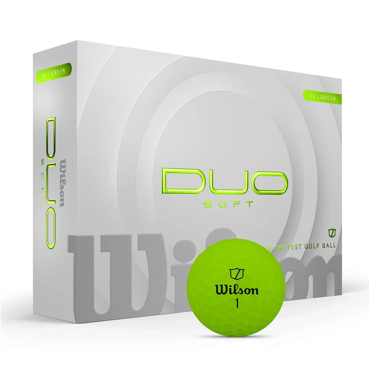 Wilson Duo Soft Green Golf Balls 1