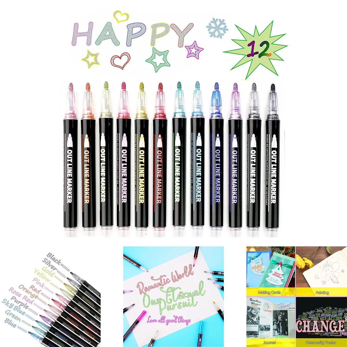 Super Squiggles Shimmer Pens 1