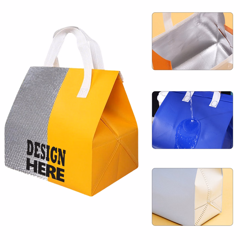 Insulated Lunch Tote - Non-Woven Material