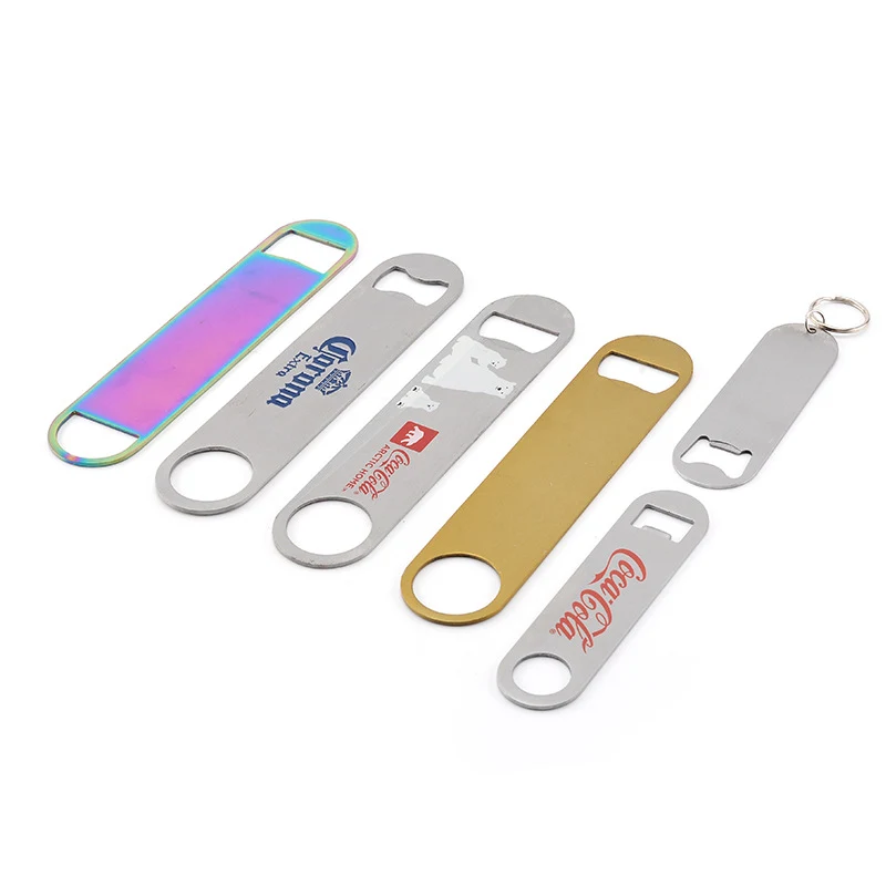7"L Large Stainless Steel Bottle Opener 1