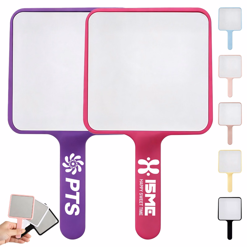 Handheld Square Mirror