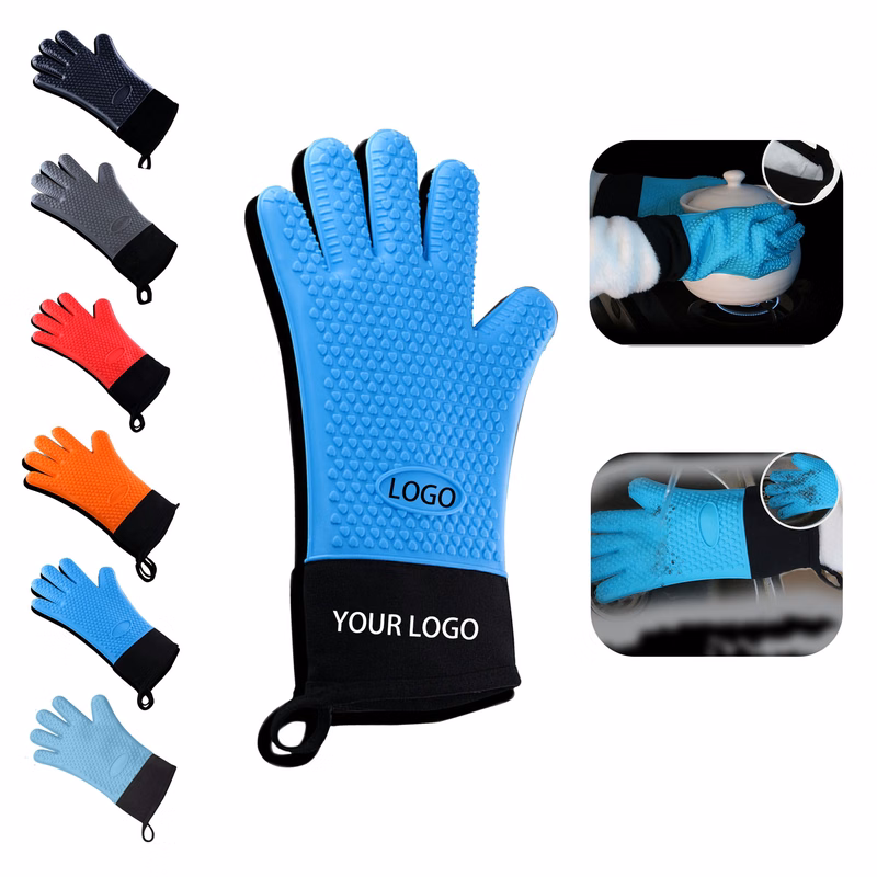 MOQ:10pcs Long BBQ Grill Gloves