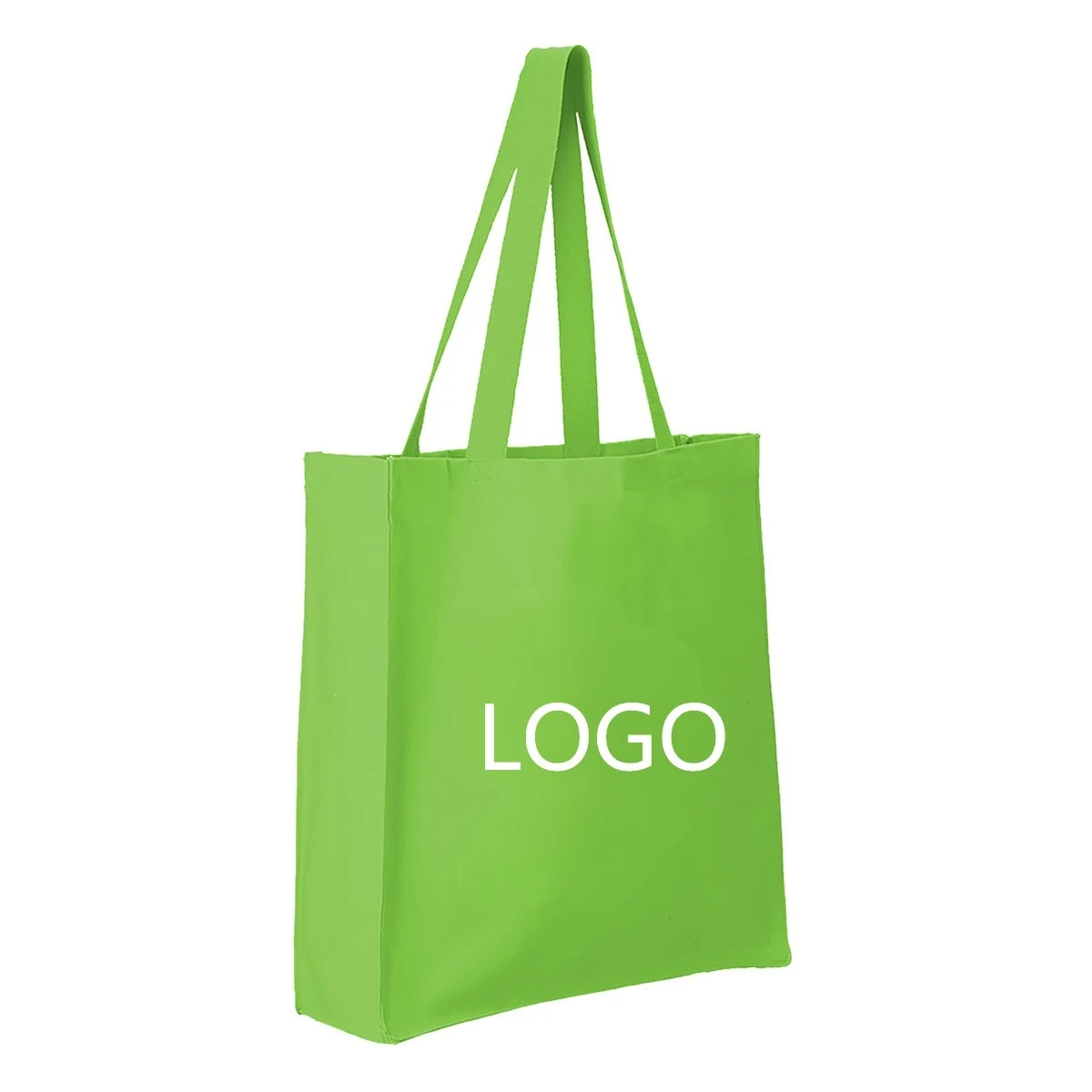 12 oz Cotton Canvas Grocery Tote Bag, custom tote bag with logo imprint 1