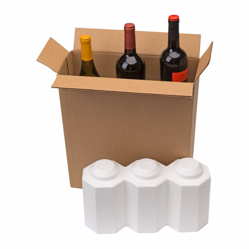 3-Bottle Styrofoam Wine Shipper