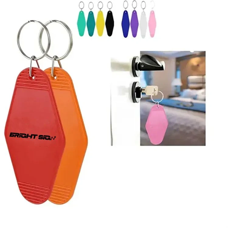 Vintage Motel-Style Plastic Hotel Key Tag 1