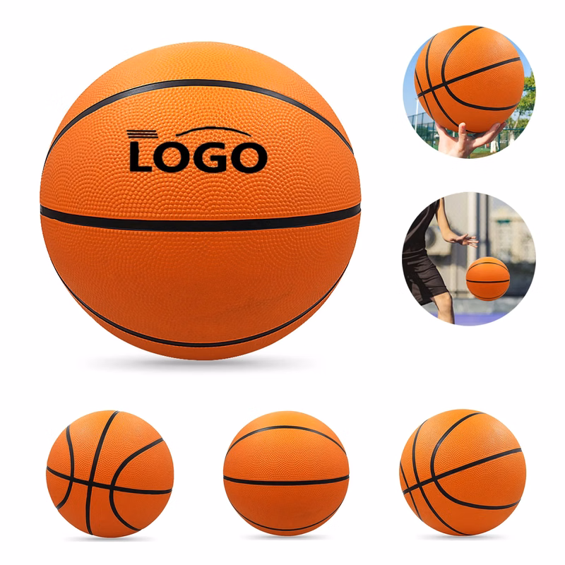 MOQ30 Multiple Size Options Custom Rubber Basketball