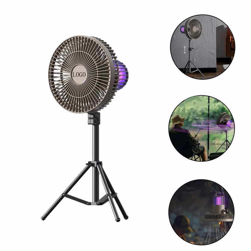 Camping Fan with LED Light