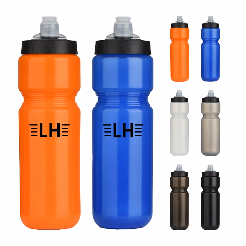 25 oz PE Sports Cycling Squeeze Water Bottle