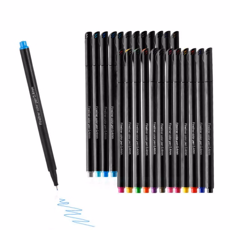 24 Color Fine Line Waterborne Pencil, Painting Set