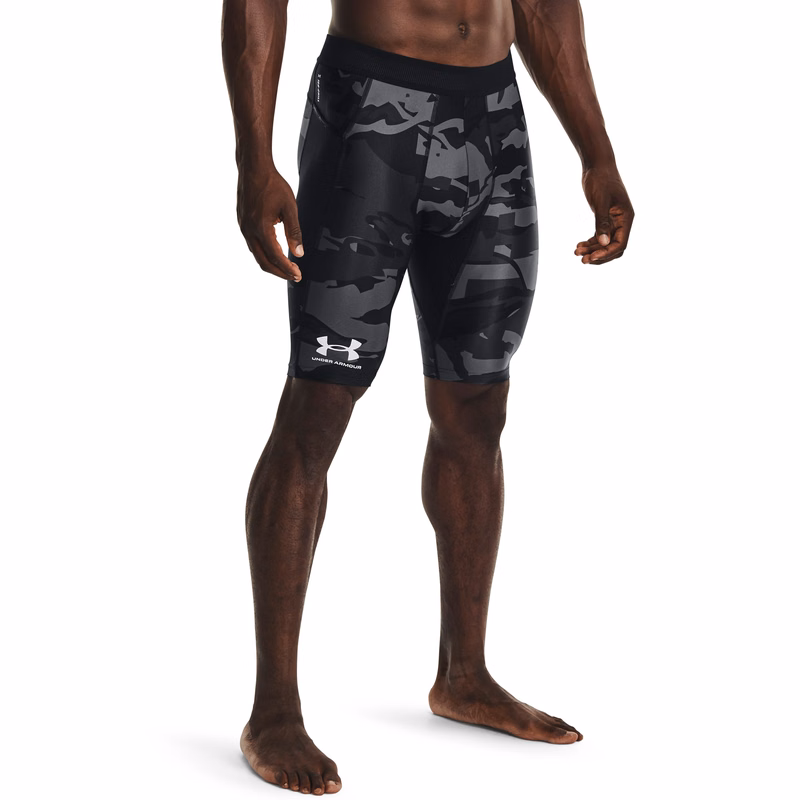 UA Iso-Chill Print Long Men's Compression Shorts