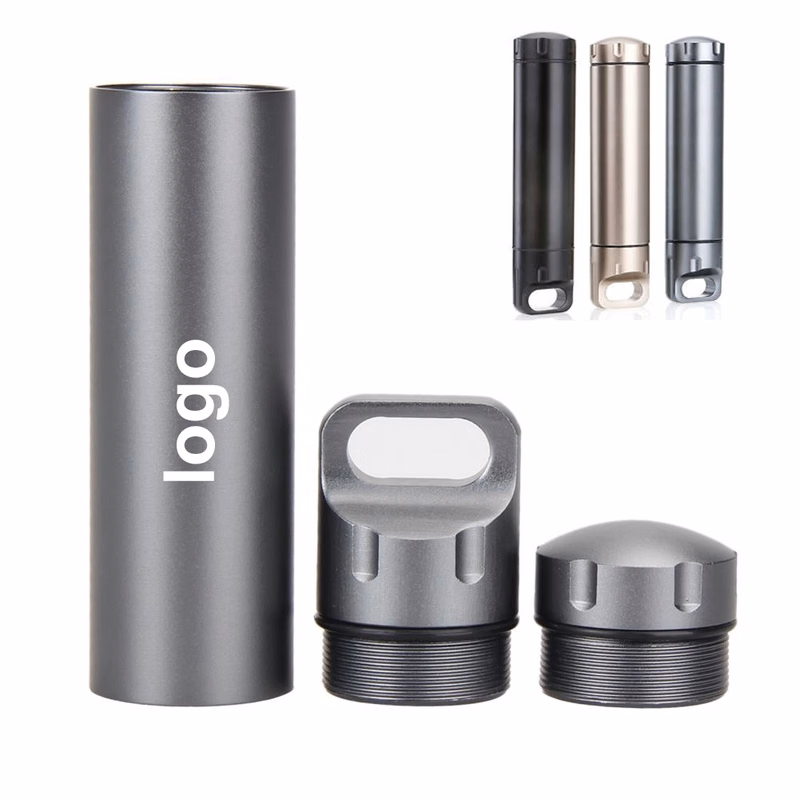 EDC Waterproof Survival Pill Match Case